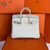 Копия сумки женская Hermès Birkin 25 Touch Craie Togo & Shiny Alligator — фото товара LuxuryWatch