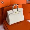 Копия сумки женская Hermès Birkin 25 Touch Craie Togo & Shiny Alligator — фото товара LuxuryWatch
