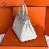 Копия сумки женская Hermès Birkin 25 Touch Craie Togo & Shiny Alligator — фото товара LuxuryWatch