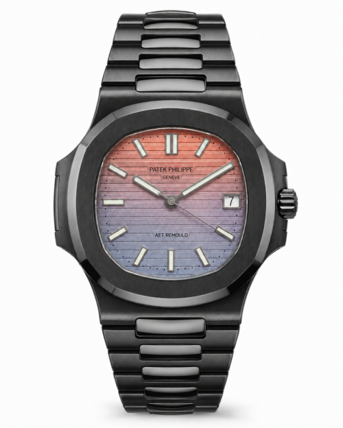 Реплика часов Patek Philippe Nautilus 5711 AET REMOULD Black Ceramic — фото товара LuxuryWatch