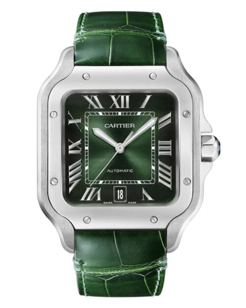 Реплика часов Cartier Santos WSSA0062 — фото товара LuxuryWatch