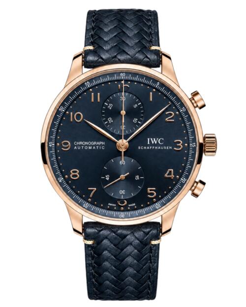 Часы IWC Schaffhausen Portugieser Chronograph 41 mm Blue Dial IW371614