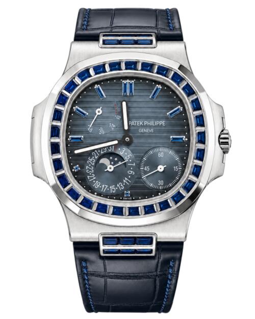 Реплика часов Patek Philippe Nautilus Blue 5724G-001 — фото товара LuxuryWatch