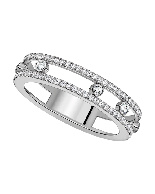 Копия ювелирного изделия Кольцо Messika Move Romane 07080-WG — фото товара LuxuryWatch
