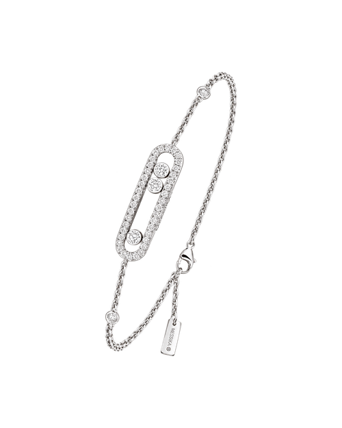 Копия ювелирного изделия Браслет Messika Baby Move pavé 04325-WG — фото товара LuxuryWatch