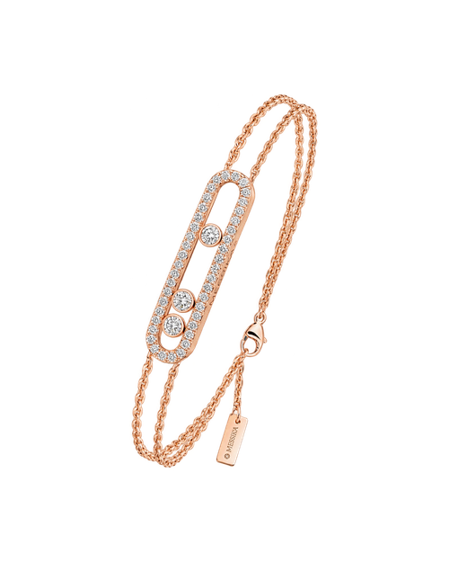 Копия ювелирного изделия Браслет Messika Baby Move pavé 04325-RG — фото товара LuxuryWatch