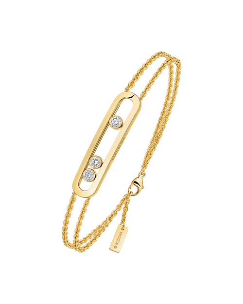 Копия ювелирного изделия Браслет Messika Baby Move pavé 04325-YG — фото товара LuxuryWatch
