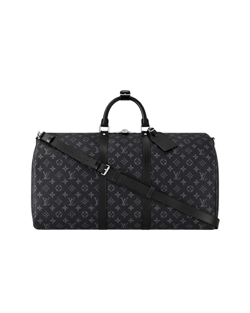 Копия сумки Дорожная сумка Louis Vuitton Keepall Bandoulière 55 M40605 — фото товара LuxuryWatch