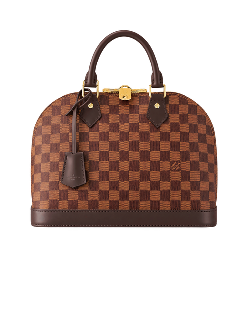 Копия сумки Louis Vuitton Alma PM M53151, Damier Ebene — фото товара LuxuryWatch
