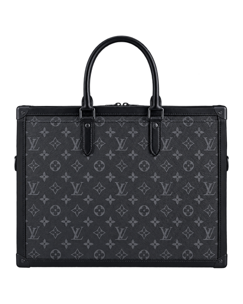 Копия сумки Louis Vuitton Monogram Eclipse Soft Trunk Briefcase M44952 — фото товара LuxuryWatch