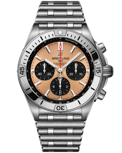 Реплика часов Breitling Chronomat AB0134101K1A1 — фото товара LuxuryWatch