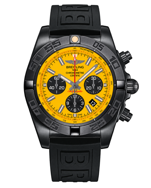 Реплика часов Breitling Chronomat Blacksteel MB0111C3/I531/262S — фото товара LuxuryWatch