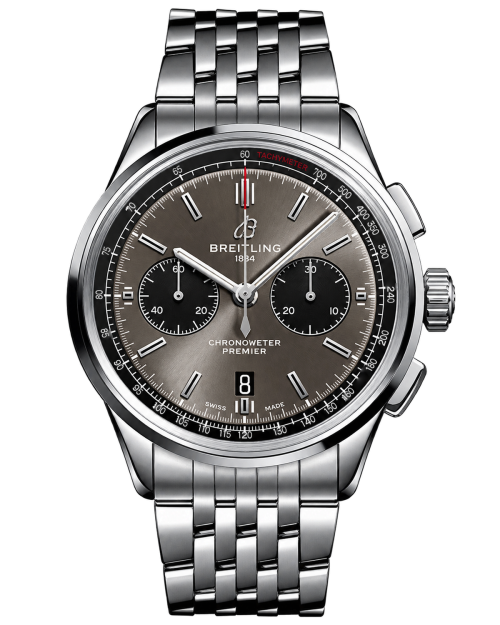 Реплика часов Breitling Premier Chronograph AB0118221B1A1 — фото товара LuxuryWatch