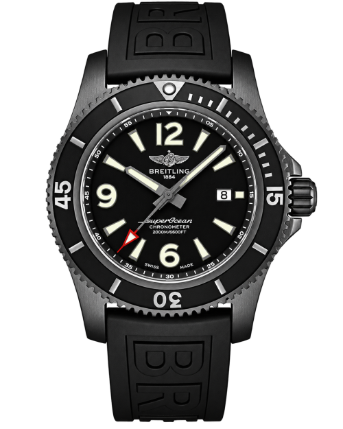 Реплика часов Breitling Superocean Black Steel M17368B71B1S1 — фото товара LuxuryWatch