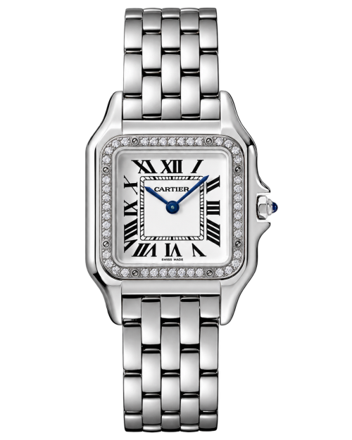 Реплика часов Cartier Panthere Medium Diamond W4PN0008 — фото товара LuxuryWatch