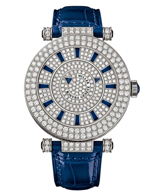 Реплика часов Franck Muller Double Mystery Blue 42-DM-D-2R-CD — фото товара LuxuryWatch