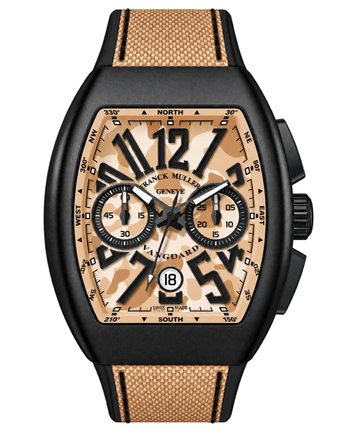 Реплика часов Franck Muller Vanguard Camouflage Chronograph V45-CC-DT-CAMOU-TTNRMC-SB — фото товара LuxuryWatch