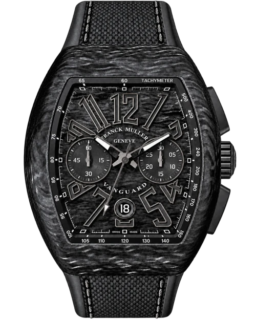 Реплика часов Franck Muller Vanguard Carbon Chronograph V45-CC-DT-CARBON-NR — фото товара LuxuryWatch