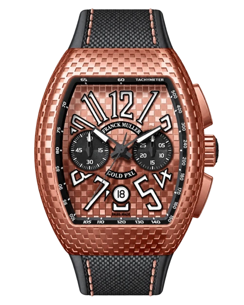 Реплика часов Franck Muller Vanguard PXL Chronograph V45-CC-DT-GOLD-PXL-5N-NR — фото товара LuxuryWatch