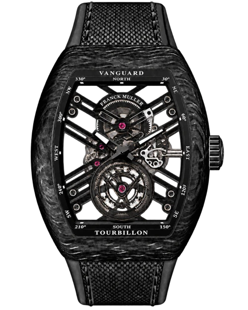 Реплика часов Franck Muller Vanguard Tourbillon V45-T-SQT-CARBON-NR — фото товара LuxuryWatch
