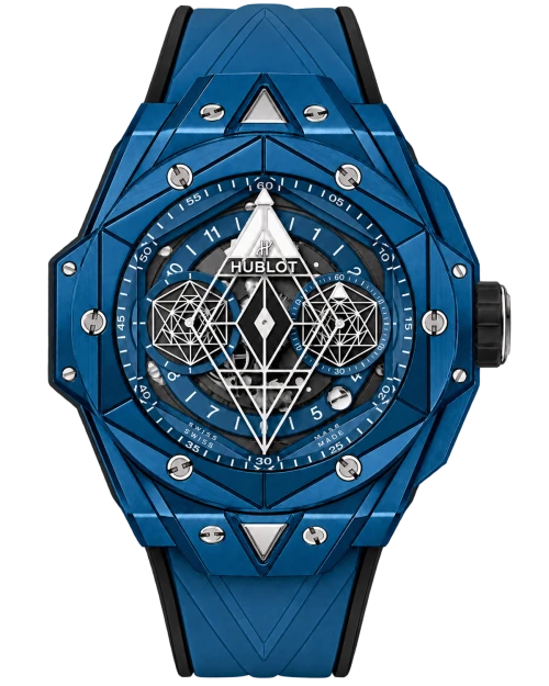 Реплика часов Hublot Big Bang Sang Bleu II 418.EX.5107.RX.MXM21 — фото товара LuxuryWatch