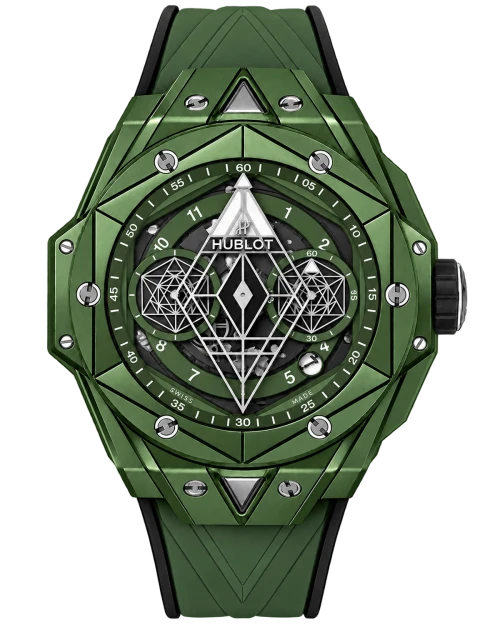 Реплика часов Hublot Big Bang Sang Bleu II 418.GX.5207.RX.MXM22 — фото товара LuxuryWatch