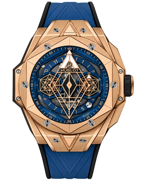 Реплика часов Hublot Big Bang Sang Bleu II 418.OX.5108.RX.MXM20 — фото товара LuxuryWatch