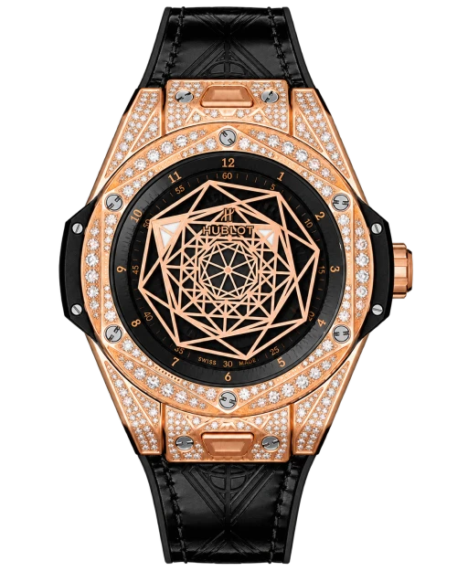Реплика часов Hublot Big Bang Sang Bleu One Click 465.OS.1118.VR.1704 — фото товара LuxuryWatch