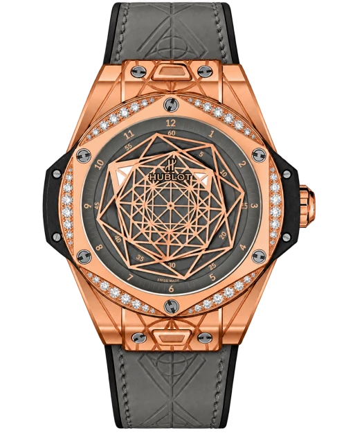 Реплика часов Hublot Big Bang Sang Bleu One Click 465.OS.7048.VR.1204 — фото товара LuxuryWatch