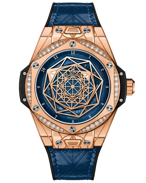 Реплика часов Hublot Big Bang Sang Bleu One Click 465.OS.7189.VR.1204 — фото товара LuxuryWatch
