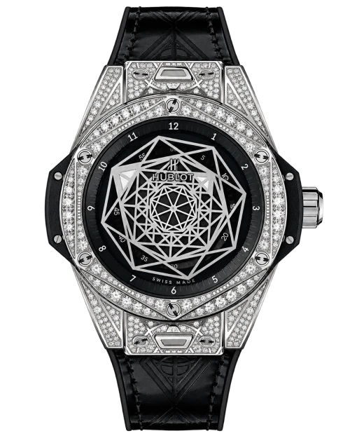 Реплика часов Hublot Big Bang Sang Bleu One Click 465.SS.1117.VR.1704 — фото товара LuxuryWatch