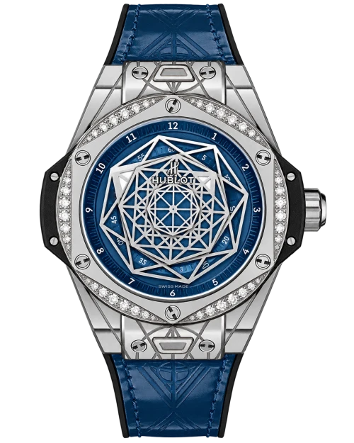 Реплика часов Hublot Big Bang Sang Bleu One Click 465.SS.7179.VR.1204 — фото товара LuxuryWatch