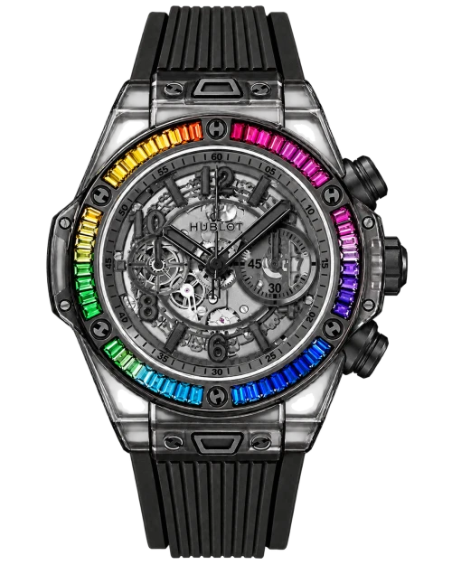 Реплика часов Hublot Big Bang Unico Sapphire 411.JB.4901.RT.4099 — фото товара LuxuryWatch