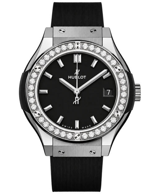 Реплика часов Hublot Classic Fusion 581.NX.1171.RX.1104, каучуковый ремешок — фото товара LuxuryWatch