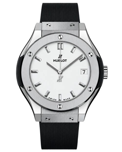 Реплика часов Hublot Classic Fusion 581.NX.2611.RX, чёрный ремешок — фото товара LuxuryWatch