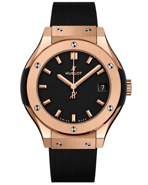 Реплика часов Hublot Classic Fusion 581.OX.1181.RX, чёрный циферблат — фото товара LuxuryWatch