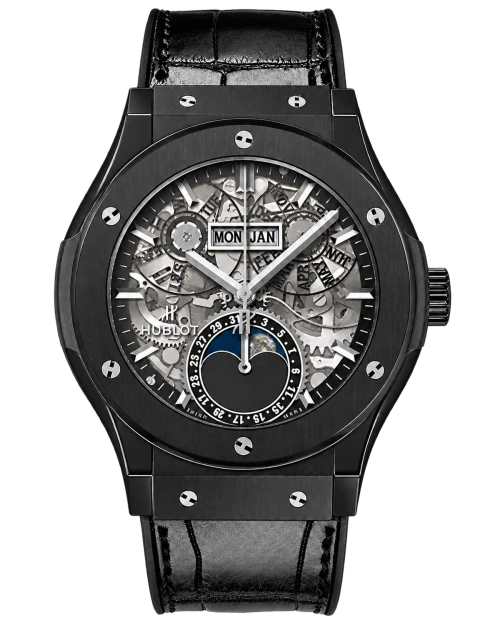 Реплика часов Hublot Classic Fusion Aerofusion Moonphase 547.CX.0170.LR — фото товара LuxuryWatch
