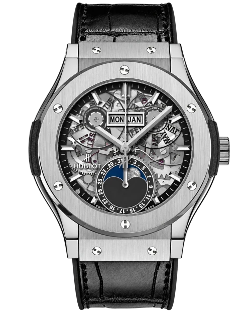 Реплика часов Hublot Classic Fusion Aerofusion Moonphase 547.NX.0170.LR — фото товара LuxuryWatch