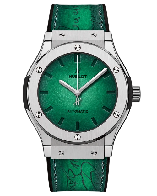 Реплика часов Hublot Classic Fusion Berluti 511.NX.050G.VR.BER16 — фото товара LuxuryWatch