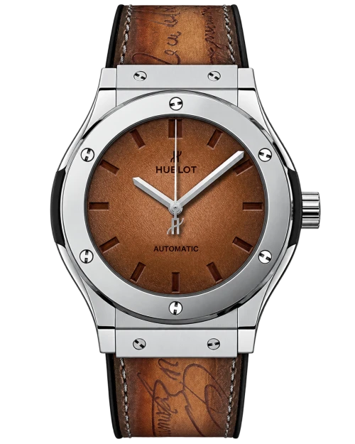 Реплика часов Hublot Classic Fusion Berluti 511.TX.050T.VR.BER16 — фото товара LuxuryWatch