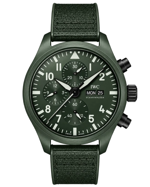 Реплика часов IWC Pilot’s Watch Chronograph Woodland IW389106 — фото товара LuxuryWatch