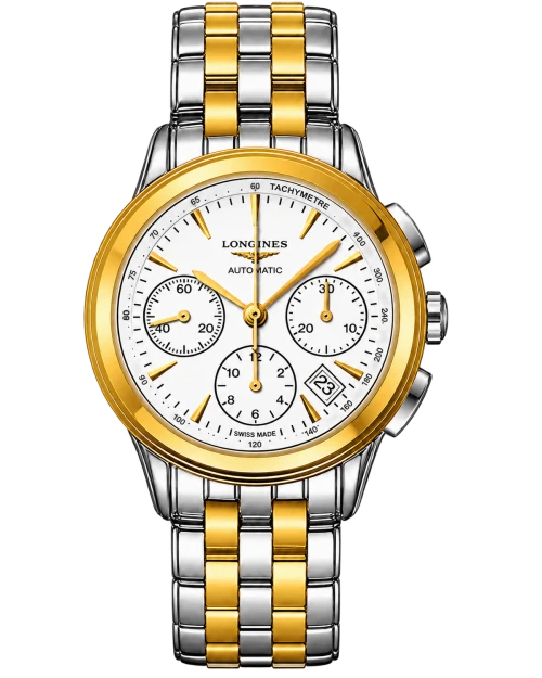 Реплика часов Longines Flagship Chronograph L4.803.3.22.7 — фото товара LuxuryWatch