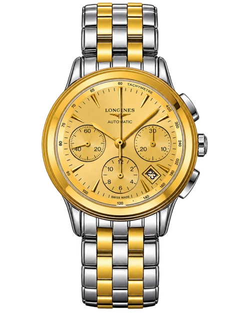 Реплика часов Longines Flagship Chronograph L4.803.3.32.7 — фото товара LuxuryWatch