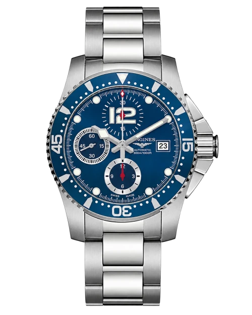 Реплика часов Longines HydroConquest Chronograph L3.644.4.96.6 — фото товара LuxuryWatch