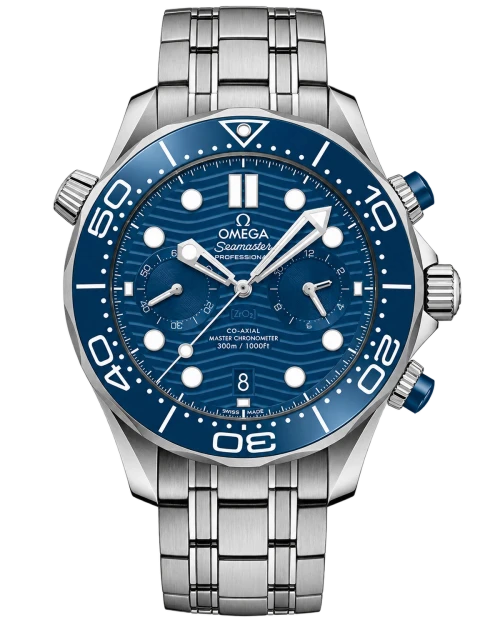 Реплика часов Omega Seamaster Diver 300M Chronograph 210.30.44.51.03.001 — фото товара LuxuryWatch