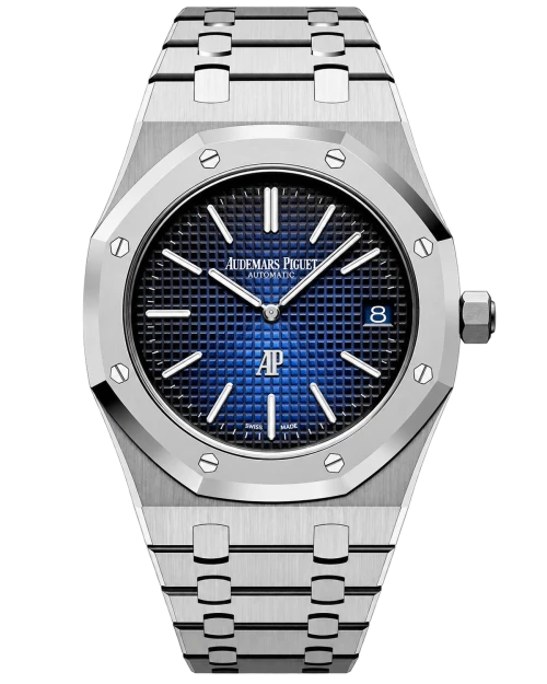 Реплика часов Audemars Piguet Royal Oak Jumbo Extra-Thin 15202IP.OO.1240IP.01 — фото товара LuxuryWatch