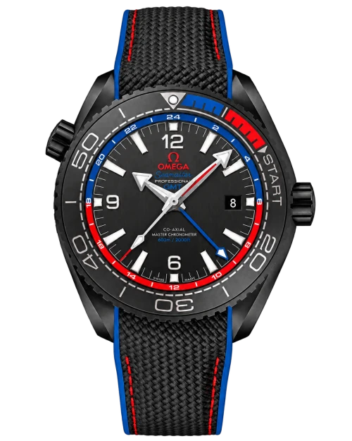 Реплика часов Omega Seamaster Planet Ocean 600M GMT 215.92.46.22.01.004 — фото товара LuxuryWatch