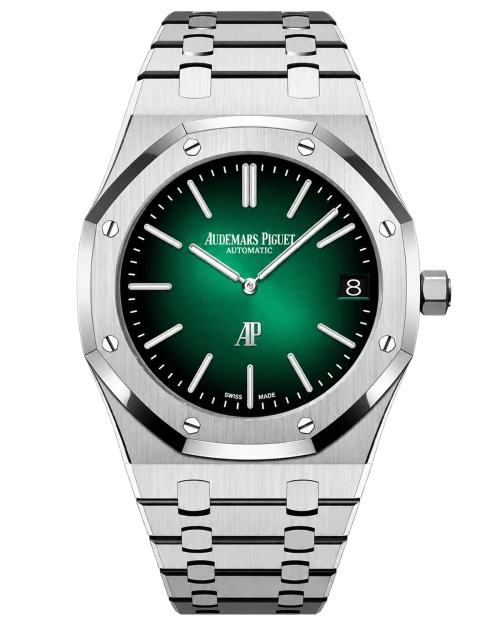 Реплика часов Audemars Piguet Royal Oak Jumbo Extra-Thin 15202PT.OO.1240PT.01 — фото товара LuxuryWatch