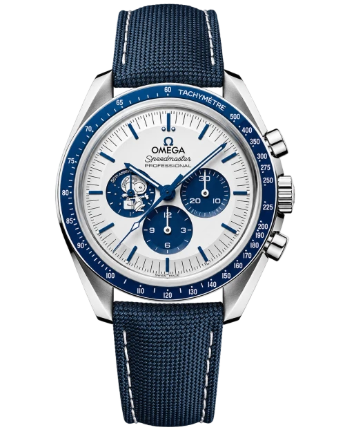 Реплика часов Omega Speedmaster Silver Snoopy Award Chronograph 310.32.42.50.02.001 — фото товара LuxuryWatch