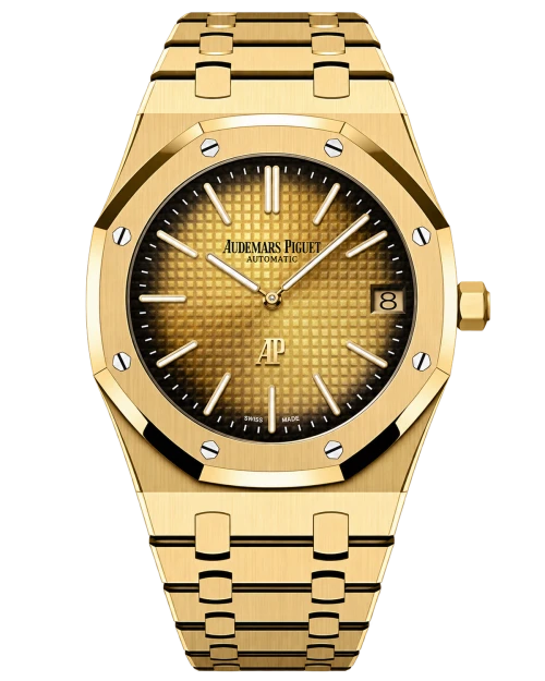 Реплика часов Audemars Piguet Royal Oak Jumbo Extra-Thin 16202BA.OO.1240BA.02 — фото товара LuxuryWatch